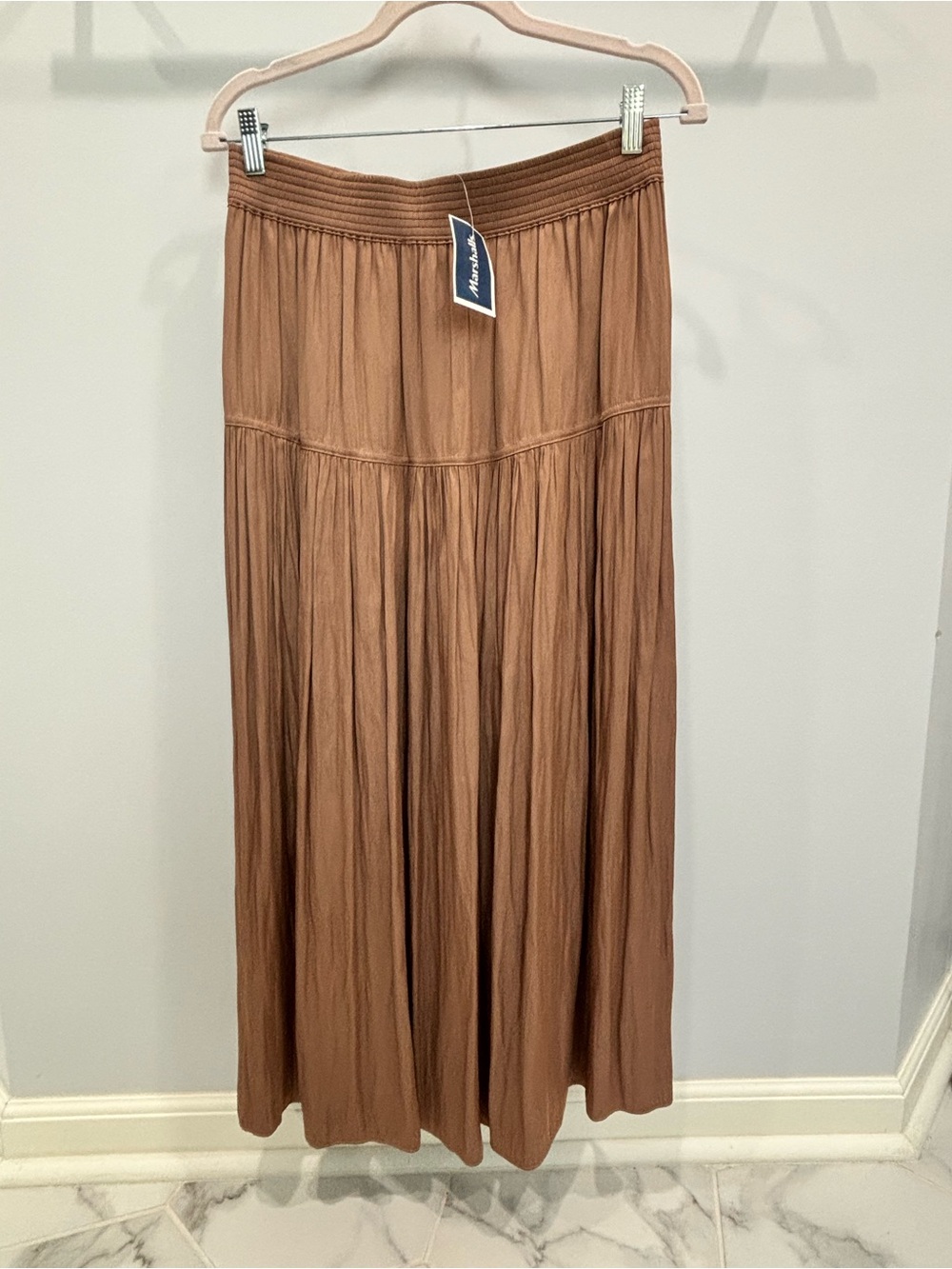 Rachel Zoe Taupe Brown Maxi Skirt